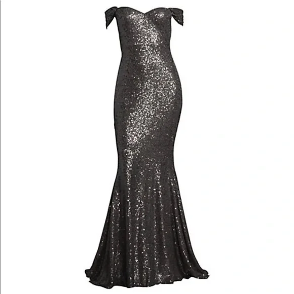 basix black label sequin dress Basix Black Label Style D8667L